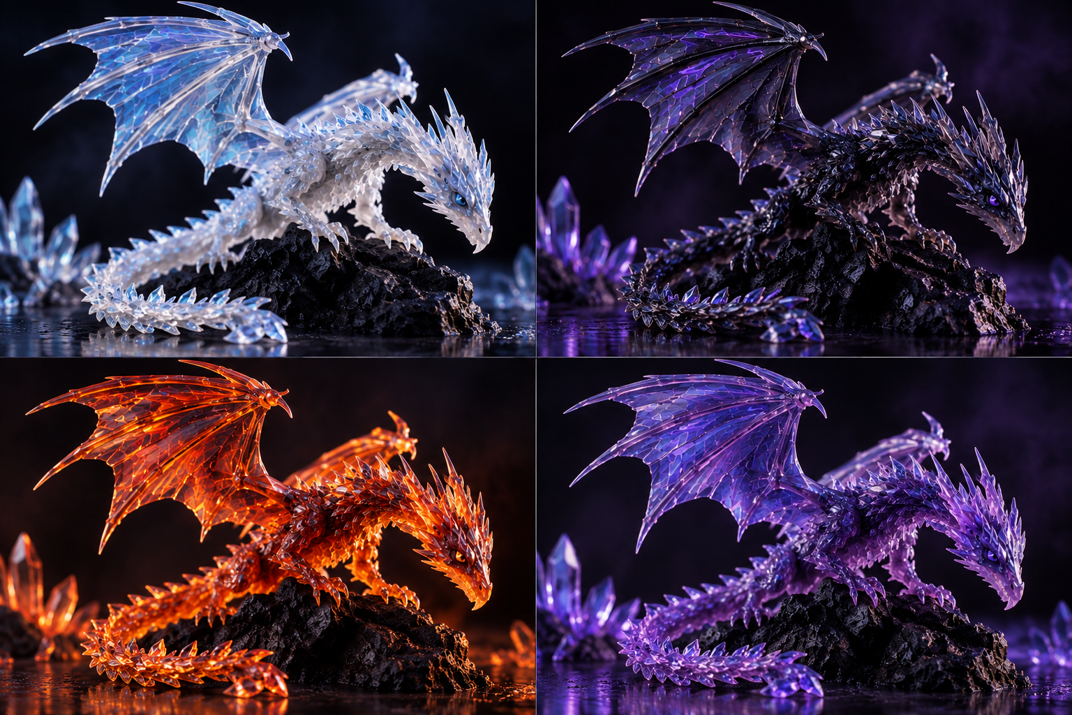 Classic Crystal Dragon